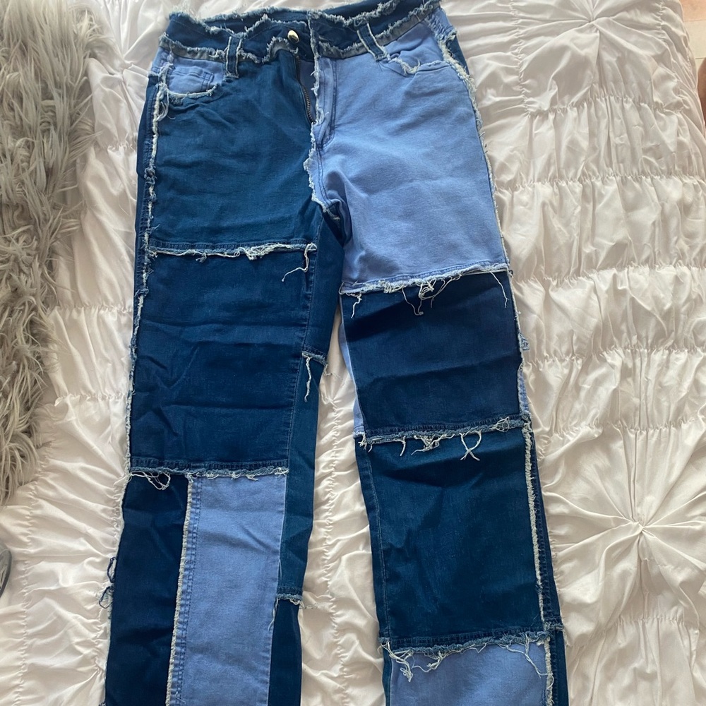 Patchwork jeans